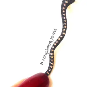 SNAKE DIAMOND PENDANT, 925 Sterling Silver ,Antique pendant,Vintage Style,Single cut diamond,black rhodium plated jewelry..