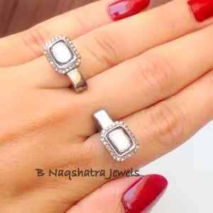 ROSE CUT DIAMONDS, Antique silver ring, Diamonds vintage ring, silver diamond ring,black rhodium plated jewelry,Vintage wedding band .