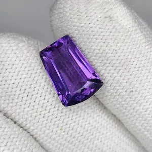 5.80 Carat 14x10x7 Purple Amethyst 100% Natural Fancy Shape Loose Gemstone, February Birthstone, Amethyst Ring, Valentine gift