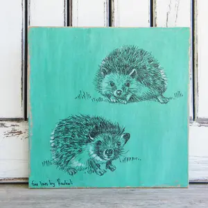 Hedgehog Wall Sign, Woodland Nursery Decor, Kids Room Decor, Wood signs, Nursery Art, Cute Animals, Gift For Kids