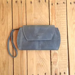 Large wallets for women, Gray leather wallet, Leather Crossbody Bag ,Women money wallet, Shoulder purse, iphone wallet, Gift