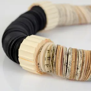 Black Gray  & White necklace