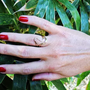 Gold Filled Set Rings, Two Gold Stacking Ring, Curve Ring Set, Stacking Ring Set, Statement Set Rings, Gold Boho Ring,