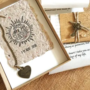 Custom First anniversary paper, 1st Anniversary gifts ideas, First Wedding Anniversary gift for husband, Personalized gift for him