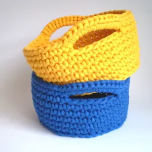Crochet Basket/Nursery Decor