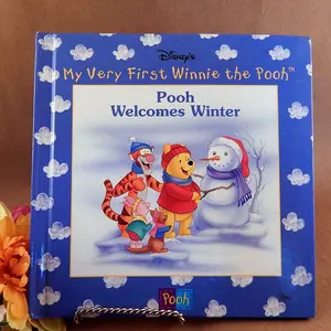 Book Pooh Welcomes Winter Disneys My Very First Winnie the Pooh Vintage 1997 Illustrated Animal Picture Story Hardback Gift Book for Children