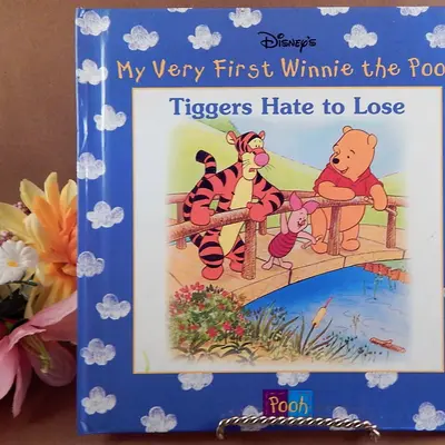 Book Tiggers Hate to Lose Disneys My Very First Winnie the Pooh Color Illustrated Animal Picture Story Hardback Gift Book for Children Eeyore Piglet O