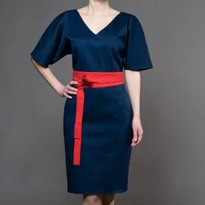 Kimono Sleeve Dress with belt