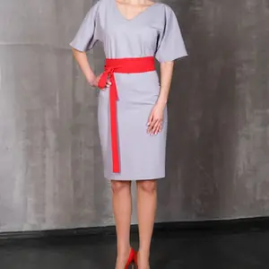 Kimono Sleeve Dress with belt