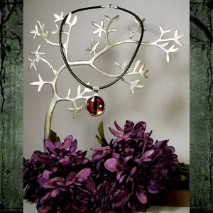 Red Dragon eye Pendant on an 18" cord