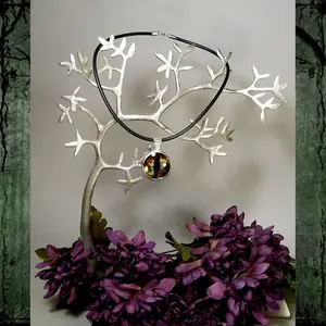 Stellar Rust Dragon eye Pendant on an 18" cord