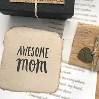Personalized gift for Mom, meaningful birthday gift for your mother. Handmade paper card and your customized letter. Original gift idea Personalized gift for Mom, meaningful birthday gift for your mother. Handmade paper card and your customized letter. Original gift idea