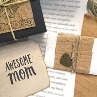 Personalized gift for Mom, meaningful birthday gift for your mother. Handmade paper card and your customized letter. Original gift idea Personalized gift for Mom, meaningful birthday gift for your mother. Handmade paper card and your customized letter. Original gift idea