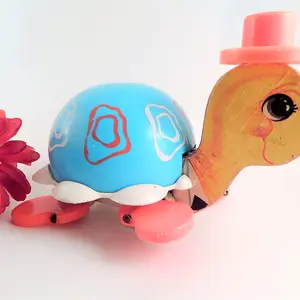 Fisher Price Tip Toe Turtle Pull Toy Vintage 1962 Collectible Toddler Toy Babys Room Decor