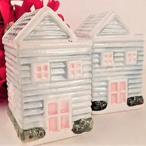 Salt and Pepper Shakers Victorian House Ron Gordon Design Vintage Tableware