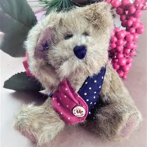 Bear Stuffed Plush Animal Boyds Saluting Liberty Bear Vintage Collectible BOYDS