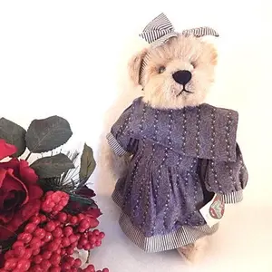 Ganz Bear Becky Vintage 1997 Ganz Cottage Collectibles Country Farmhouse Girl Bear