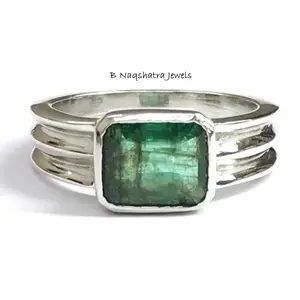 MEN'S EMERALD Ring ,Fathers day gift ,May birthstone ,Mes Engagement Ring ,Gift For Him ,Emerald Cut Octagon,Men's Accessories