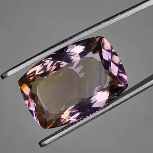 Certified 20.90 Carat 100% Natural Bolivian Ametrine Untreated Octagon Cut Loose Gemstone 22x16x10 MM for making of jewelry / ring.