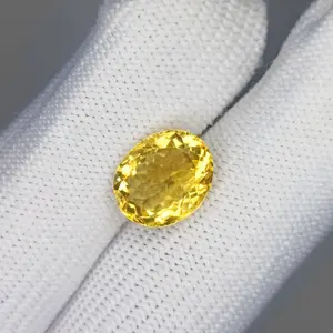 100% Natural Citrine, Merchant Stone of Wealth, Oval Shape,  Loose gemstone, 6.40 Carat 13x11x7 MM, Unheated And Untreated For Citrine Ring