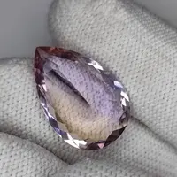 14.15 carat 100% Natural Unheated and Untreated Ametrine Pear shape Cut Loose Gemstone 22x15x8 MM for making of jewelry / ring. 14.15 carat 100% Natural Unheated and Untreated Ametrine Pear shape Cut Loose Gemstone 22x15x8 MM for making of jewelry / ring.