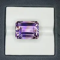15.50 Carat 100% Natural Untreated 16x12x10 MM Ametrine Rectangle Shape Loose Gemstone Double Ametrine Bi Color Ametrine Ring Pendant Brooch 15.50 Carat 100% Natural Untreated 16x12x10 MM Ametrine Rectangle Shape Loose Gemstone Double Ametrine Bi Color Ametrine Ring Pendant Brooch