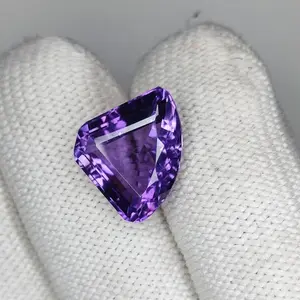 8.60 Carat 12x16x8 Purple Amethyst 100% Natural Fancy Shape Loose Gemstone, February Birthstone, Amethyst Ring, Valentine gift