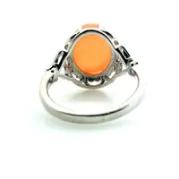 ORANGE MOONSTONE RING ,Natural Moonstone ,Sun stone Gemstone ,Red Moonstone Cabochon ,Peach Moonstone Cabochons ORANGE MOONSTONE RING ,Natural Moonstone ,Sun stone Gemstone ,Red Moonstone Cabochon ,Peach Moonstone Cabochons