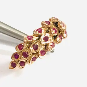 14k Rose Gold-RUBY RING , Engagement Ring,Wedding Band, Red Gemstone ,July birthstone,Gift for her-Leo Zodiac