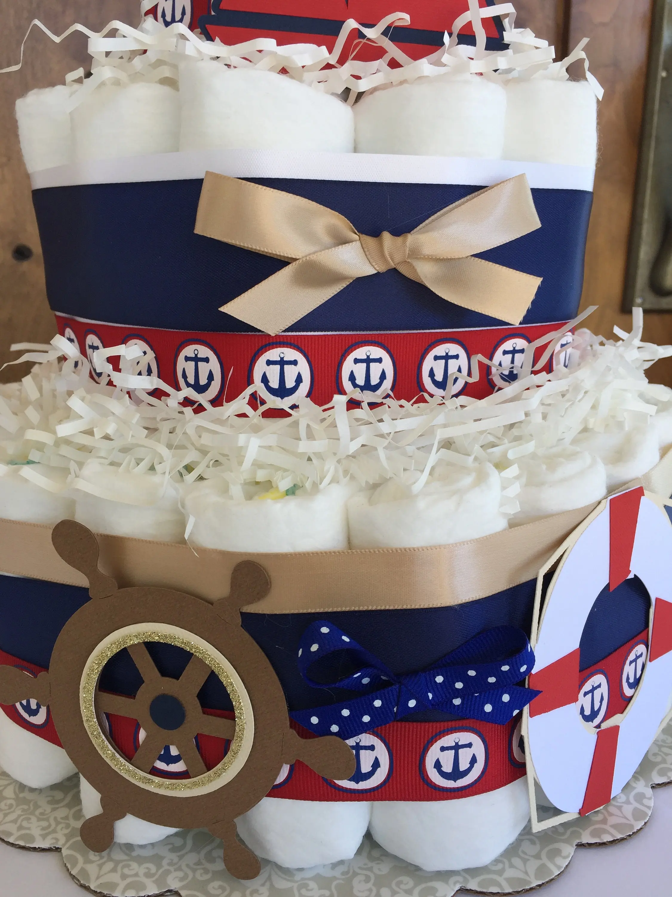 Ahoy it's a boy baby shower Centerpiece, Nautical decorations,Sail boats  shower,Nautical diaper cake,sailor, image size:2250x3000