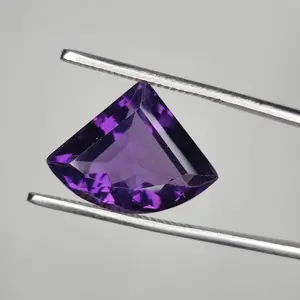 8.20 Carat 14x18x7 Purple Amethyst 100% Natural Fancy Shape Loose Gemstone, February Birthstone, Amethyst Ring, Valentine gift