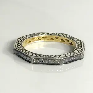 NATURAL DIAMONDS RING in sterling silver , antique silver jewelry , victorian style , women ring , Christmas gift for loved ones ..........