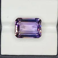 11.55 Carat 100% Natural Untreated 16x12x8 MM Ametrine Rectangle Shape Loose Gemstone Double Ametrine Bi Color Ametrine Ring Pendant Brooch 11.55 Carat 100% Natural Untreated 16x12x8 MM Ametrine Rectangle Shape Loose Gemstone Double Ametrine Bi Color Ametrine Ring Pendant Brooch