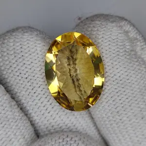 100% Natural Citrine, Merchant Stone of Wealth, Oval Shape,  Loose gemstone, 8.85 Carat 17x12x7 MM Unheated And Untreated For Citrine Ring