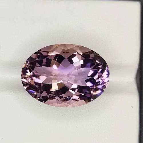 13.40 Carat 100% Natural Untreated 18x12x10 MM Ametrine Oval Shape Loose Gemstone Double Ametrine Bi Color Ametrine Ring Pendant Brooch