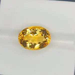 100% Natural Citrine, Merchant Stone of Wealth, Oval Shape,  Loose gemstone, 06.25 Carat 13x10x8 MM, Unheated And Untreated For Citrine Ring