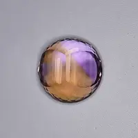 59.40 Carat 100% Natural Untreated 25x25x15 MM Ametrine Round Shape Loose Gemstone Double Ametrine, Bi Color Ametrine, Ametrine Pandent 59.40 Carat 100% Natural Untreated 25x25x15 MM Ametrine Round Shape Loose Gemstone Double Ametrine, Bi Color Ametrine, Ametrine Pandent