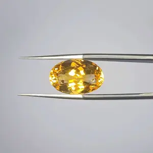 100% Natural Citrine, Merchant Stone of Wealth, Oval Shape,  Loose gemstone, 10.70 Carat 16x10x10 MM Unheated And Untreated For Citrine Ring
