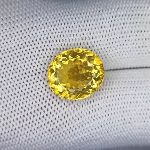 100% Natural Citrine, Merchant Stone of Wealth, Oval Shape,  Loose gemstone, 10.30 Carat 15x13x9 MM, Unheated And Untreated For Citrine Ring