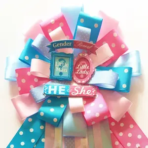 Gender Reveal Baby Shower, Mommy to be Pin, Mum Gender Reveal, Girl Baby Shower Corsage,