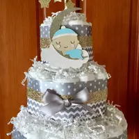 Twinkle Twinkle Little Star Diaper Cake, Moon Star baby boy Shower Decorations, Gold stars baby shower decorations, Diaper Cake Shower Gift Twinkle Twinkle Little Star Diaper Cake, Moon Star baby boy Shower Decorations, Gold stars baby shower decorations, Diaper Cake Shower Gift