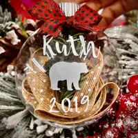 Personalized Christmas Ornament, Christmas Gift, Christmas Tree Decoration, gift for teacher, affordable gifts, papa bear, mama bear Personalized Christmas Ornament, Christmas Gift, Christmas Tree Decoration, gift for teacher, affordable gifts, papa bear, mama bear