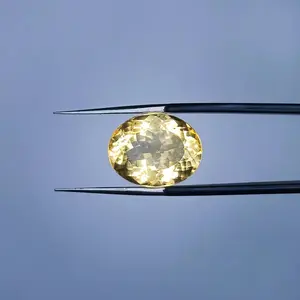 100% Natural Citrine, Merchant Stone of Wealth, Oval Shape, Loose gemstone, 12 Carat 15x12x10 MM For Citrine Ring and Jewelry.