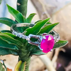 Ruby Ring, 14k Gold Ruby Ring, Dainty Ruby Ring,July Birthstone, Genuine Ruby, Ruby Gemstone, Gift For her.