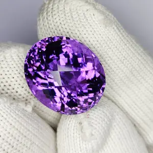 23.90Carat 100% Natural Unheated Untreated Top Color Purple Amethyst Oval Shape chaker Cut Loose Gemstone 20x16x14 MM For Making of Jewelry,