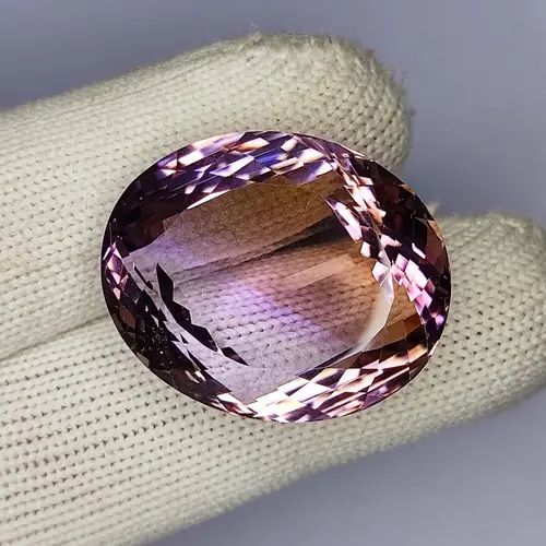67.30 Carat 100% Natural Untreated 29x22x15 MM Ametrine Oval Shape Loose Gemstone Double Ametrine, Bi Color Ametrine, Ametrine Pandent