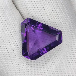 10.00 Carat 15x15x8 Purple Amethyst 100% Natural Fancy Shape Loose Gemstone, February Birthstone, Amethyst Ring, Valentine gift