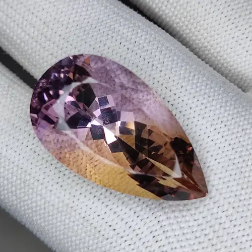 Certified 39.60 carat 100% Natural Bolivian Untreated Pear Shape Cut Loose Gemstone 31x17x15 MM for making of jewelry / ring.