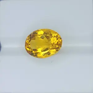 100% Natural Brandy Color Citrine, Oval Shape, Loose Gemstone, 07.00 Carat 13x9x10 MM, Unheated And Untreated for Citrine Ring and Jewelry