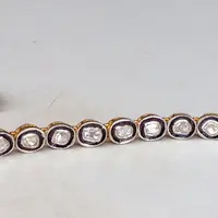 Natural ROSE CUT DIAMOND bracelets, 7.50" length silver diamonds bracelet, Diamond jewelry Natural ROSE CUT DIAMOND bracelets, 7.50" length silver diamonds bracelet, Diamond jewelry